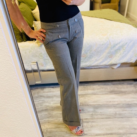 Wide Leg Office Pants - Picture 2 of 8
